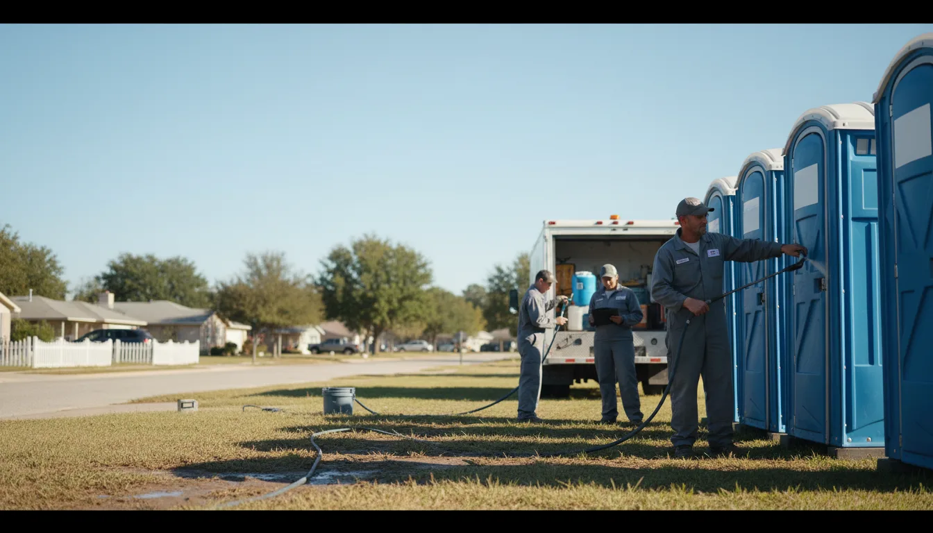 Long-Term Portable Toilet Rental in Burton, OH near me